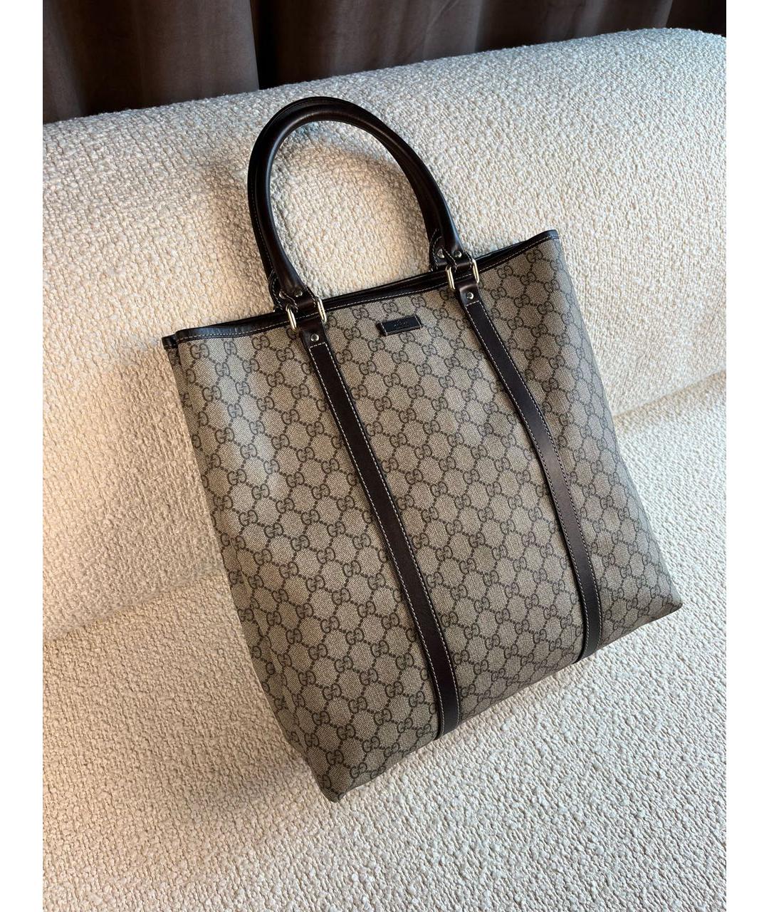 GUCCI Бежевая сумка тоут, фото 2