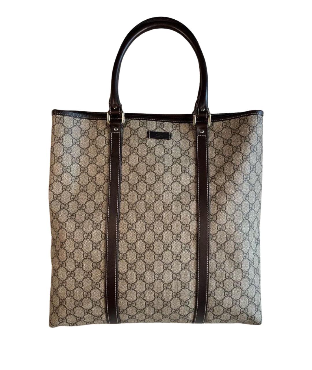 GUCCI Бежевая сумка тоут, фото 1