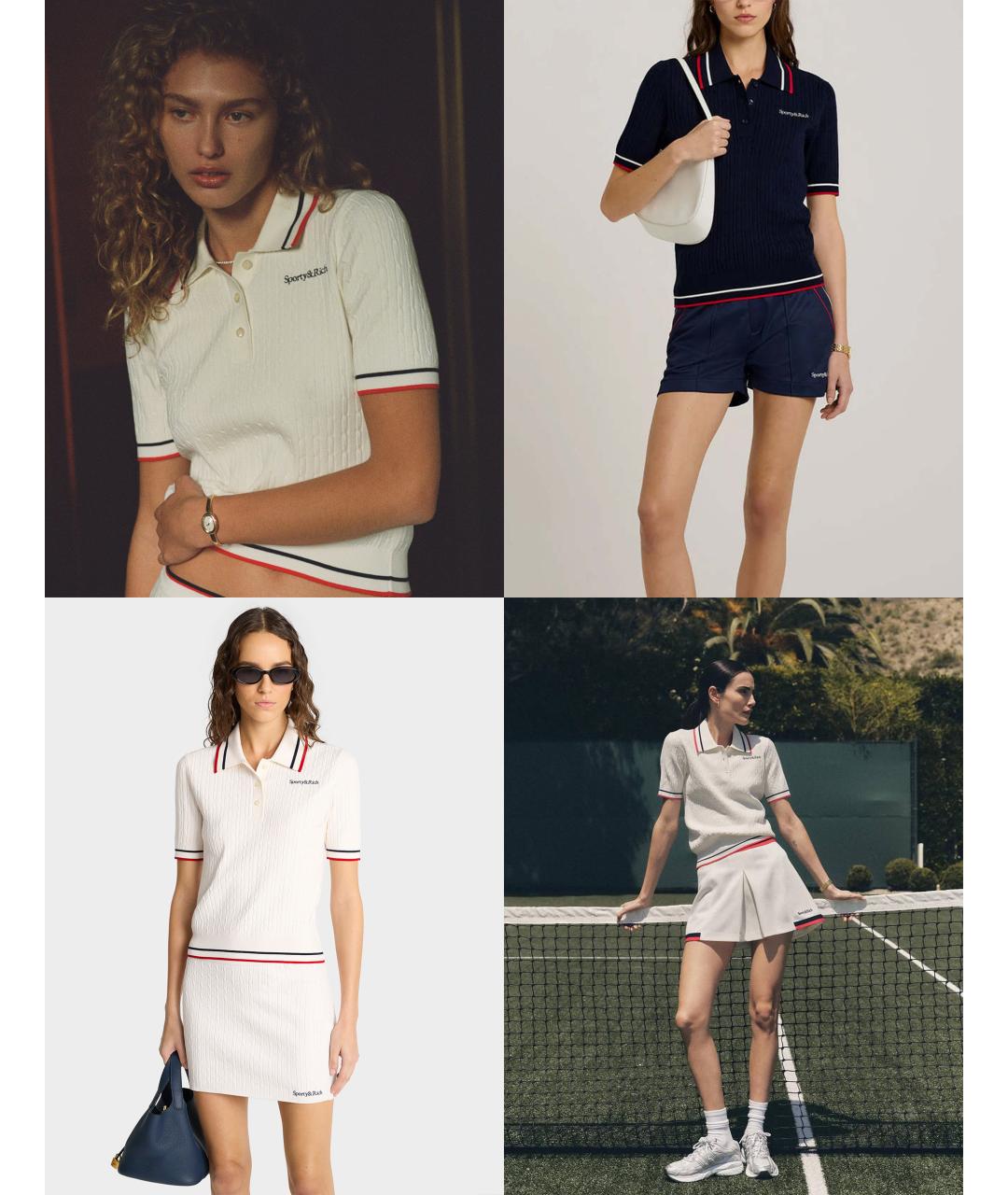 SPORTY AND RICH Синяя вискозная футболка, фото 9