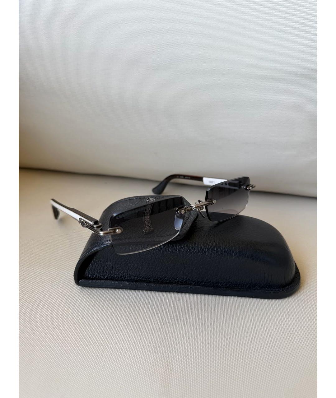 CHROME HEARTS Белые солнцезащитные очки, фото 6