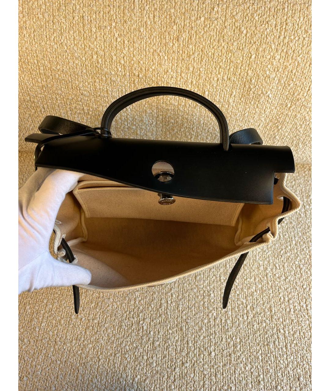 HERMES Тканевая сумка через плечо, фото 4