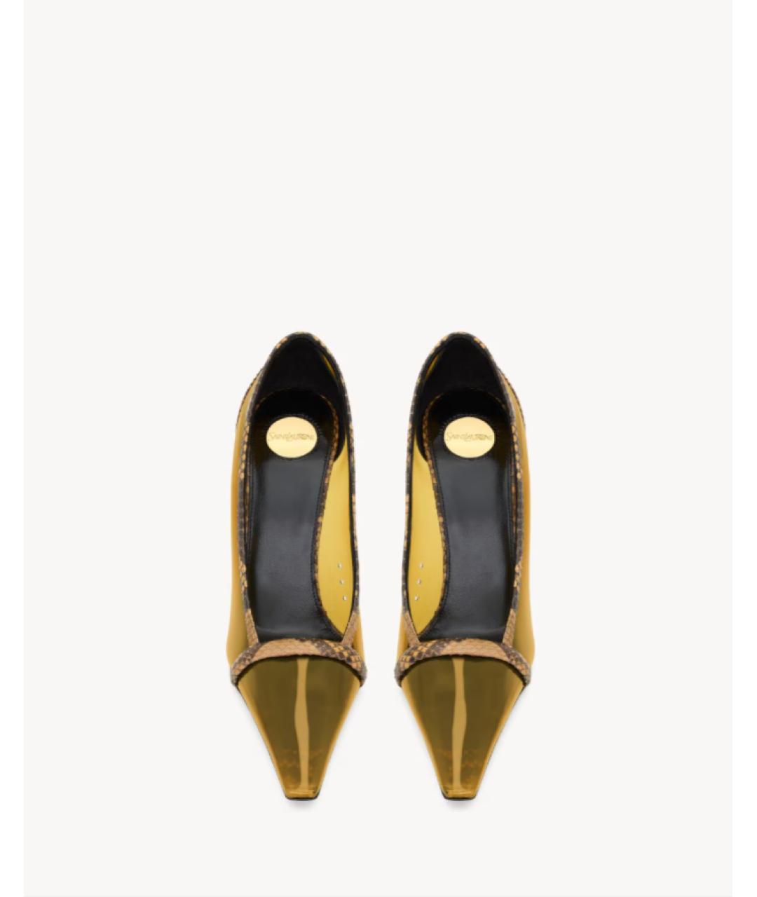 SAINT LAURENT Мульти синтетические туфли, фото 3
