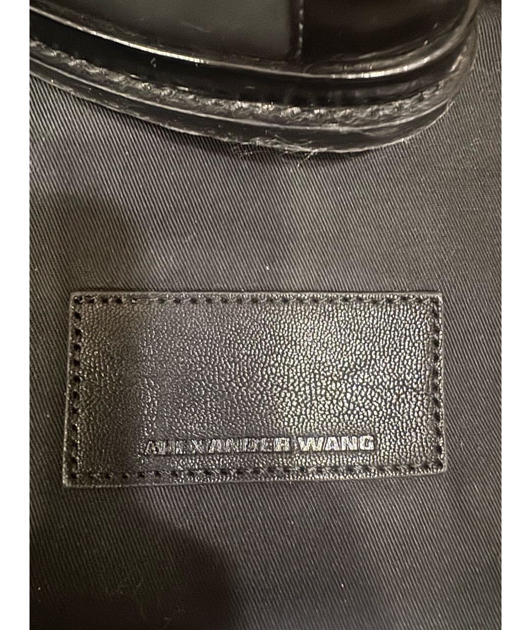 ALEXANDER WANG Черные замшевые ботильоны, фото 4