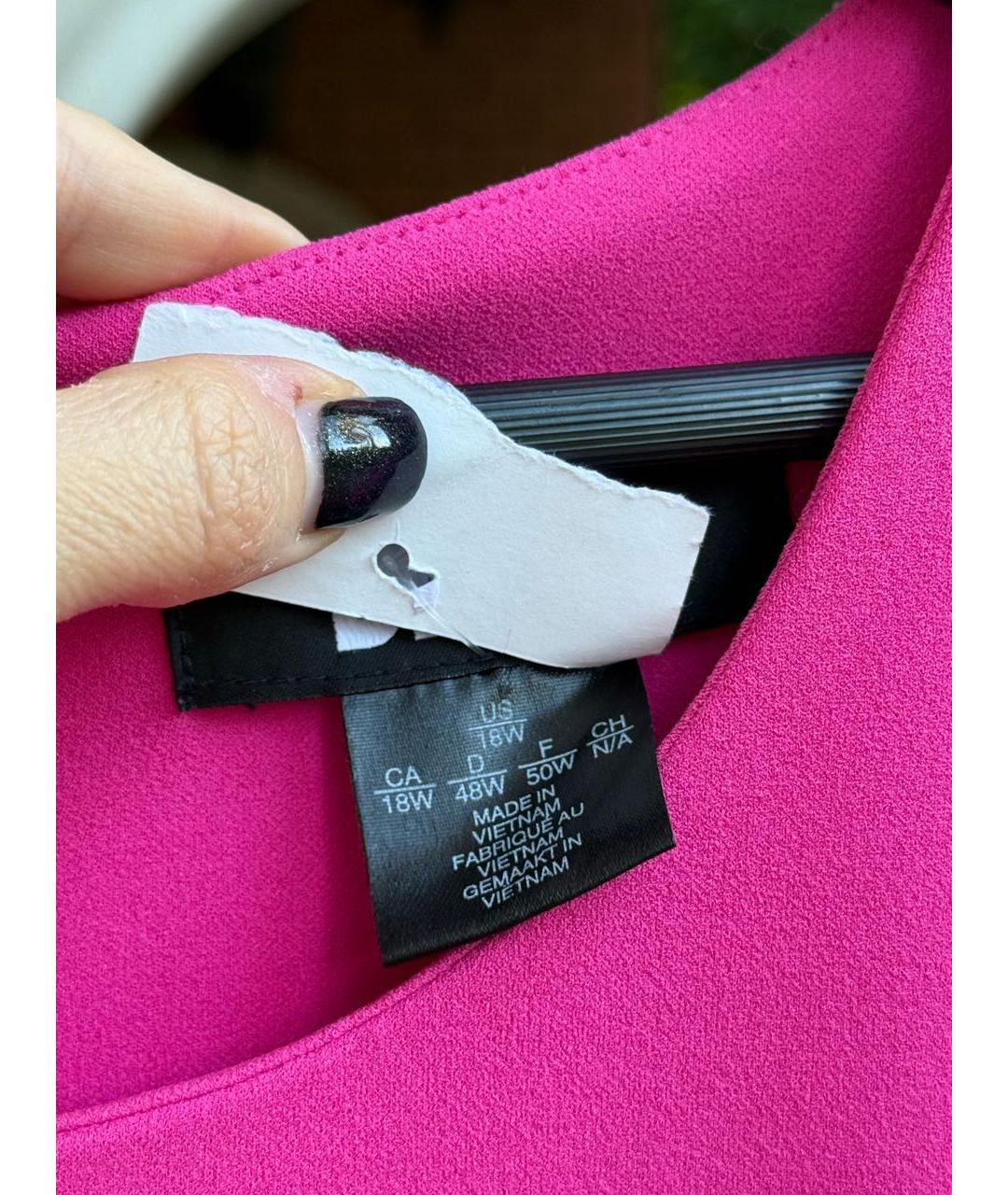 DKNY Розовое полиэстеровое коктейльное платье, фото 3