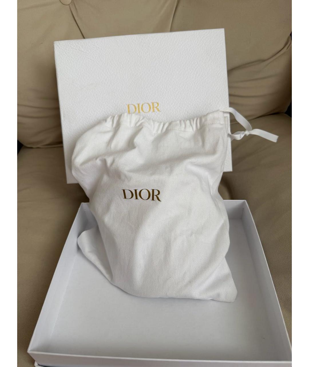 CHRISTIAN DIOR Серебряные пластиковые солнцезащитные очки, фото 3