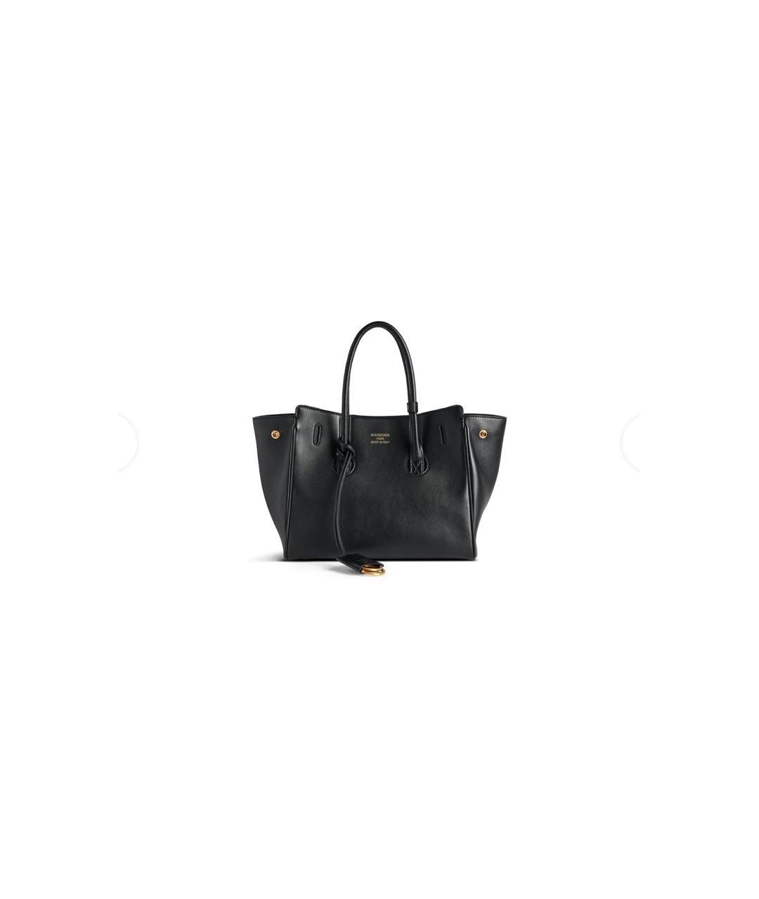 BALENCIAGA Черная кожаная сумка с короткими ручками, фото 9