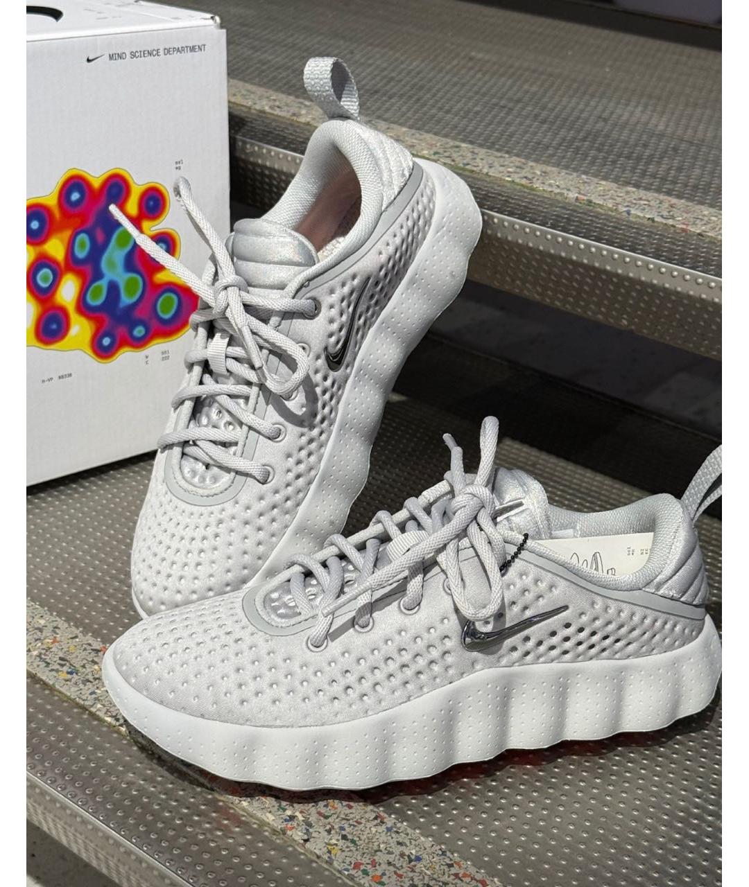 NIKE Серые низкие кроссовки / кеды, фото 4