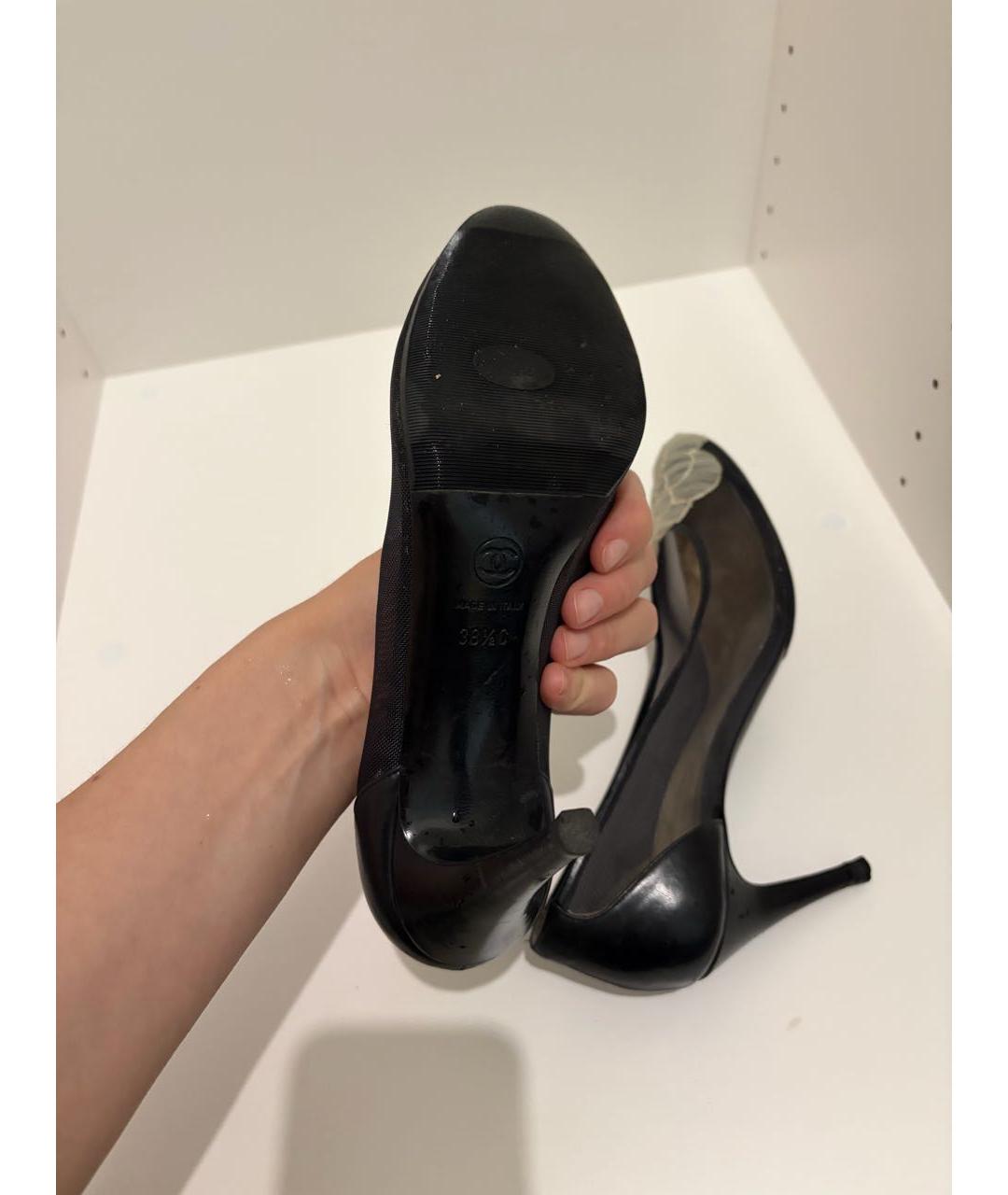 CHANEL Черные туфли, фото 4