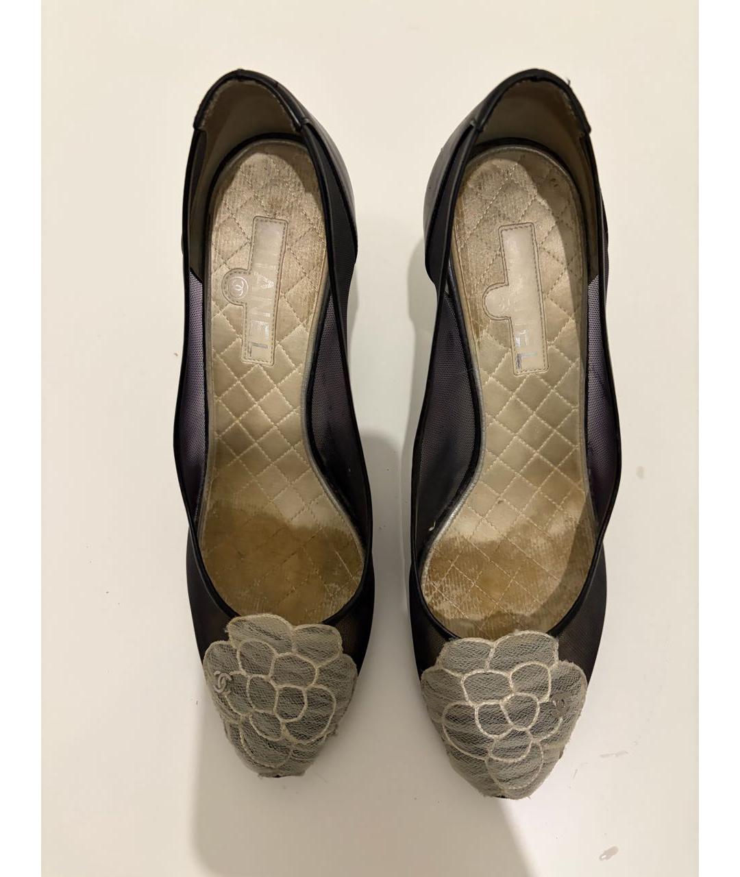 CHANEL Черные туфли, фото 3