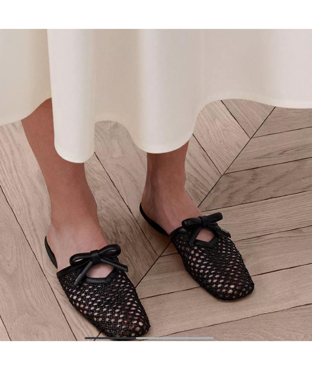 CHRISTIAN DIOR Черные мюли, фото 2