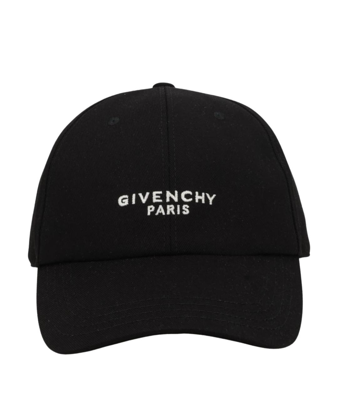 GIVENCHY Черная хлопковая кепка/бейсболка, фото 1