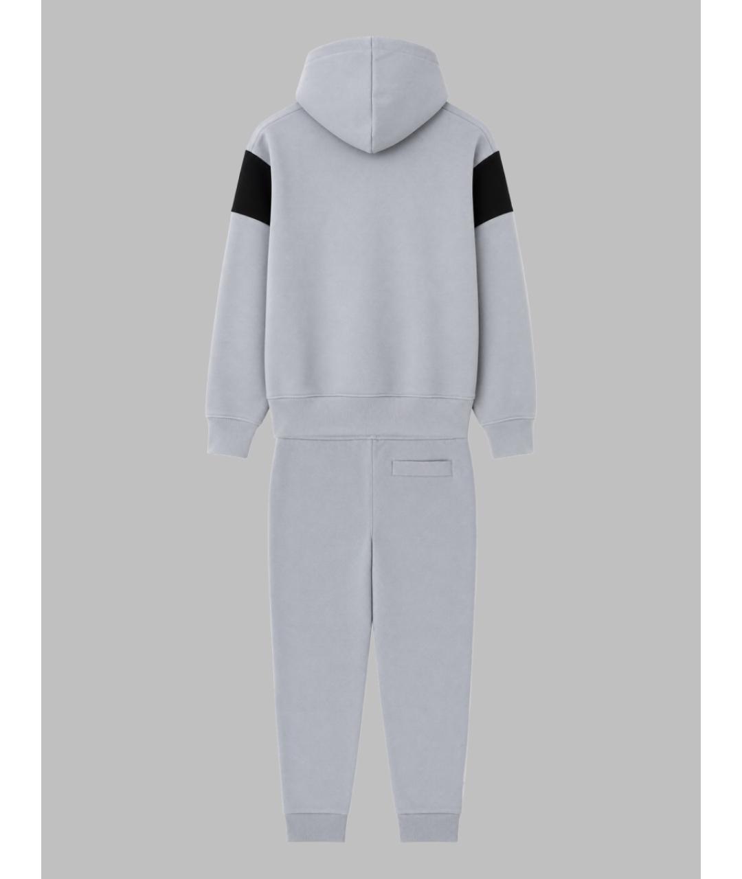 HUGO BOSS Серый хлопковый спортивный костюм, фото 2