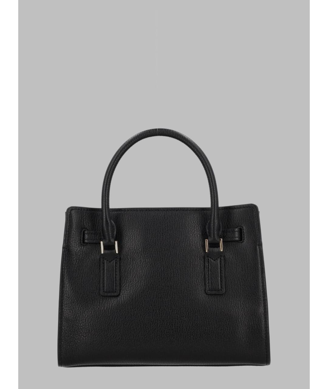 MICHAEL KORS Черная кожаная сумка с короткими ручками, фото 2