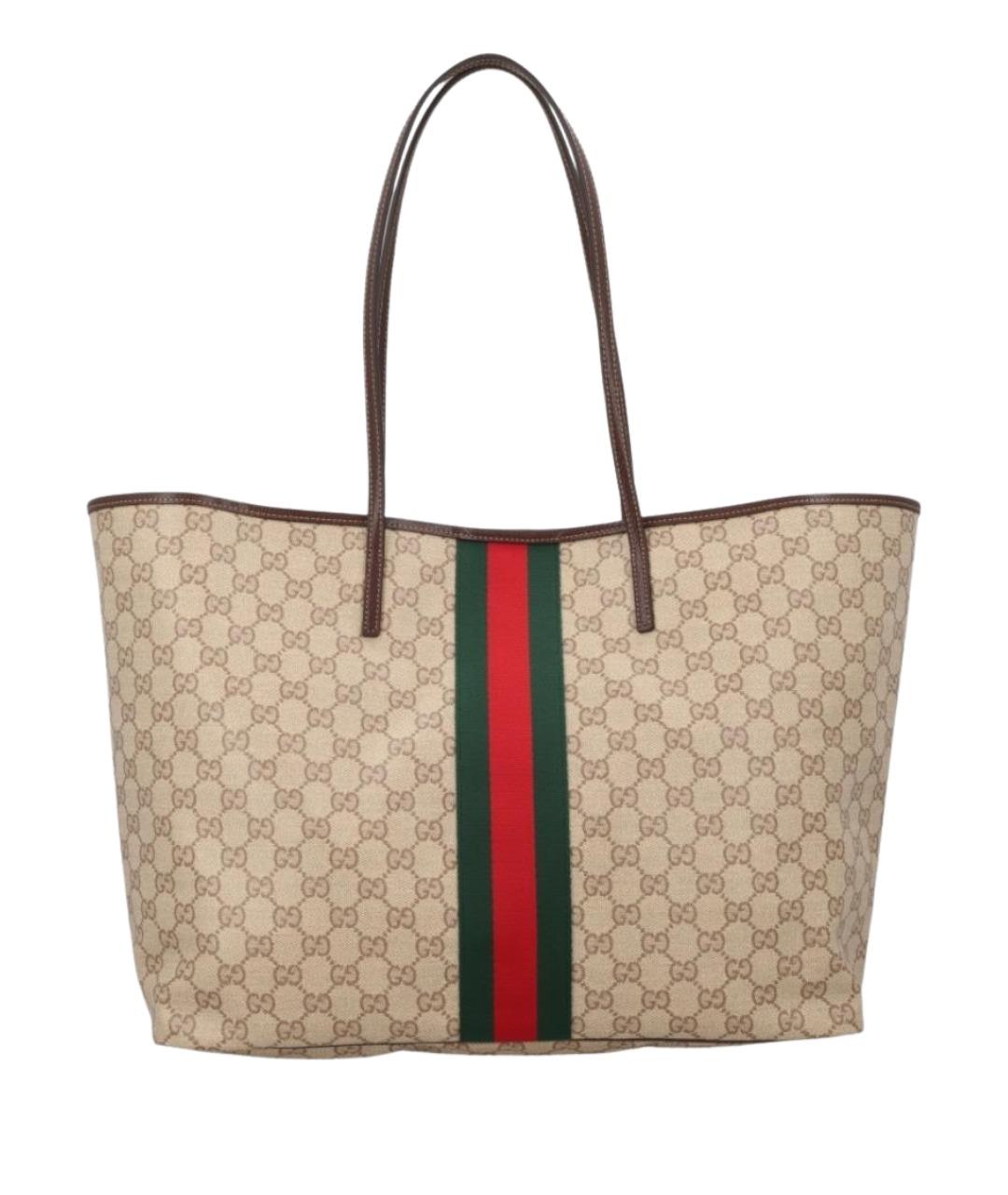 GUCCI Бежевая сумка тоут, фото 1