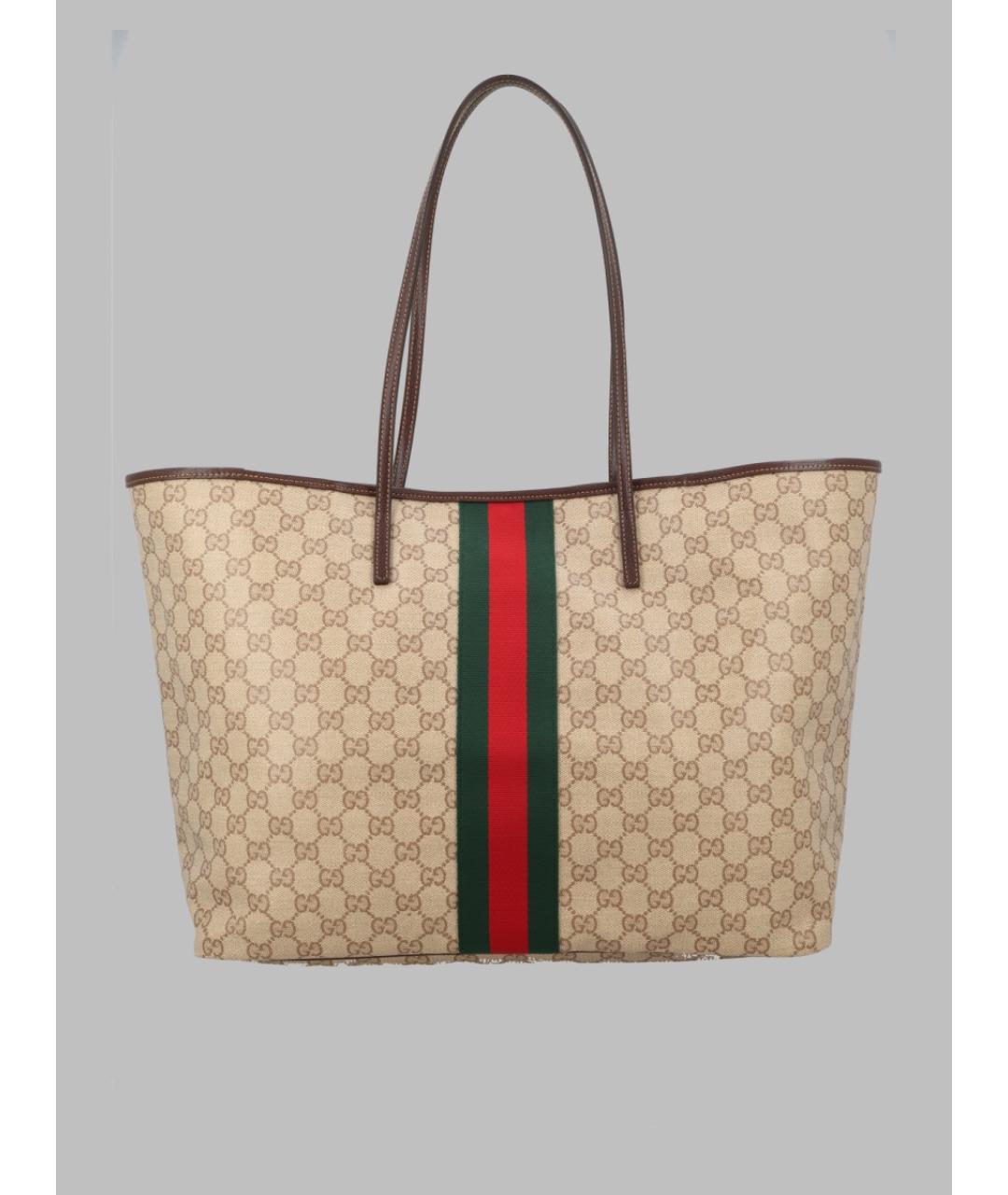 GUCCI Бежевая сумка тоут, фото 2
