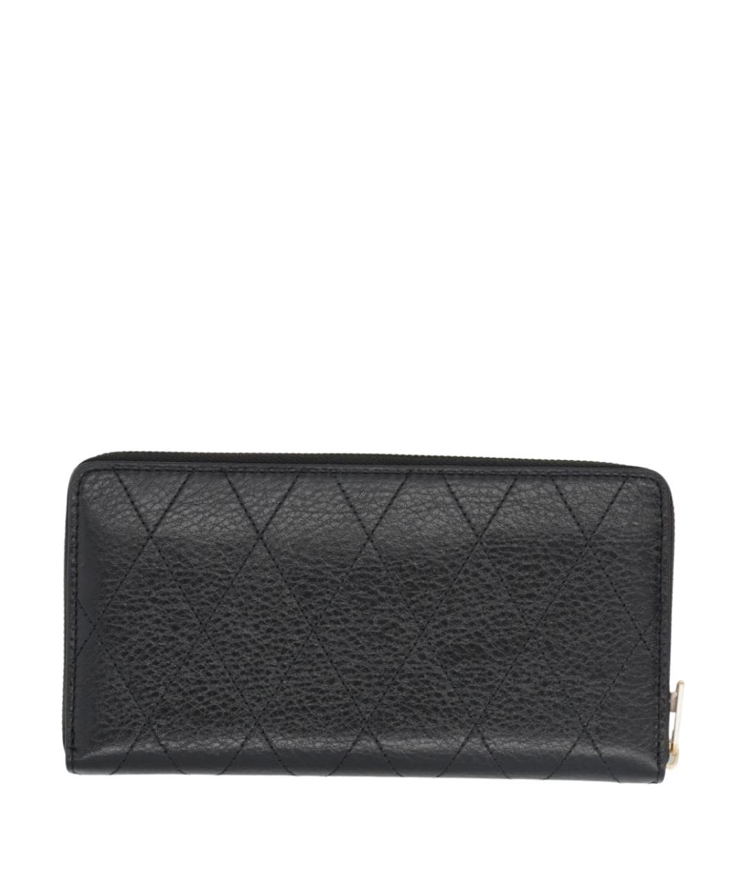TORY BURCH Черный кожаный кошелек, фото 2