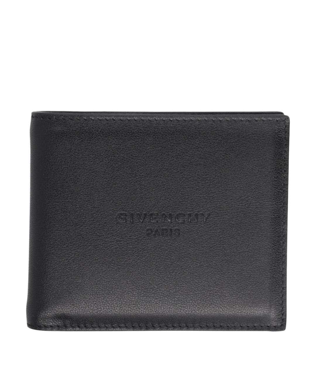 GIVENCHY Черный кожаный кошелек, фото 1