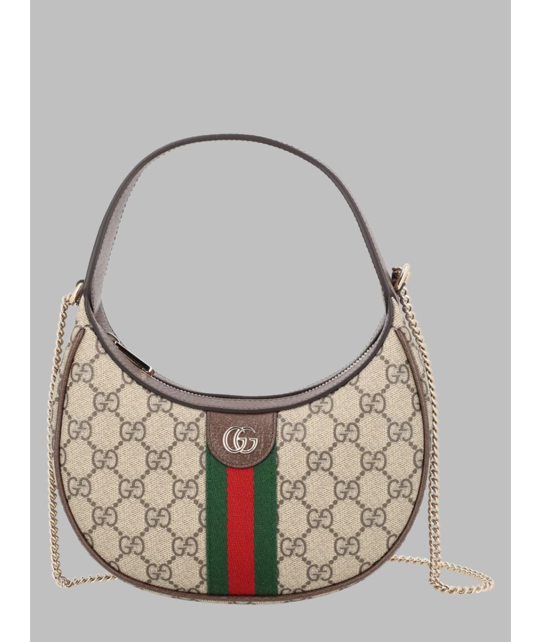 GUCCI Бежевая сумка с короткими ручками, фото 3