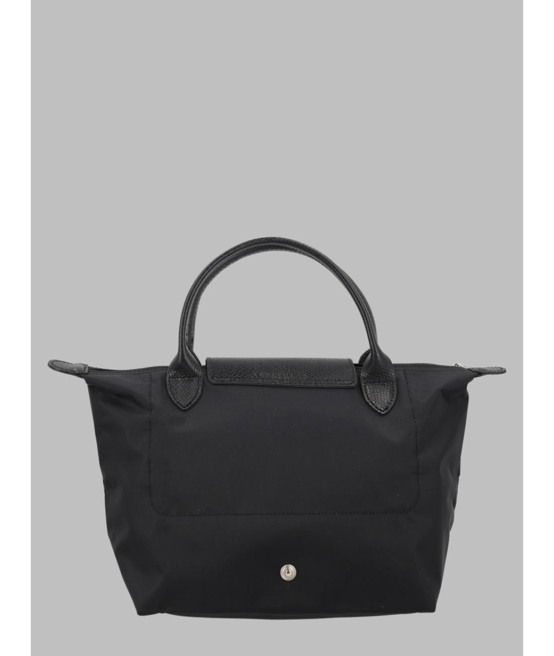 LONGCHAMP Черная синтетическая сумка тоут, фото 2
