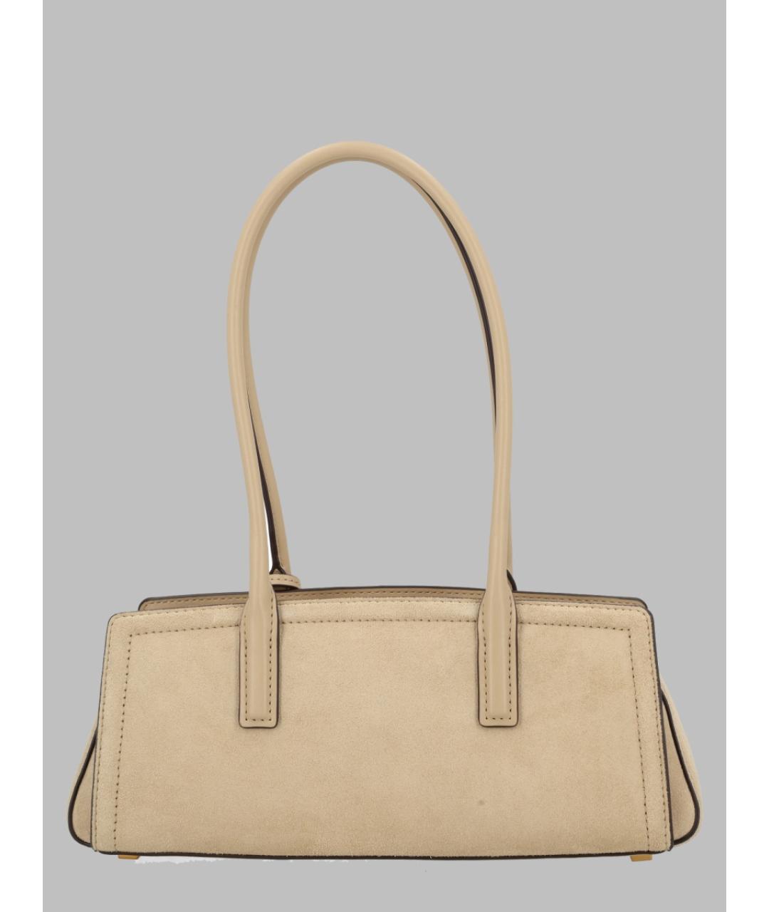MICHAEL KORS Бежевая кожаная сумка с короткими ручками, фото 2