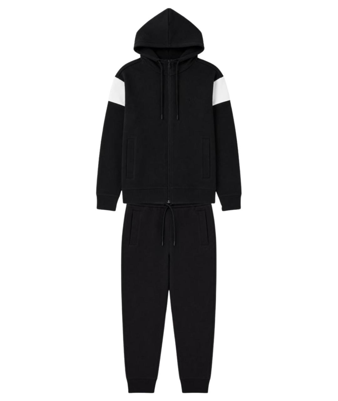 HUGO BOSS Черный хлопковый спортивный костюм, фото 1