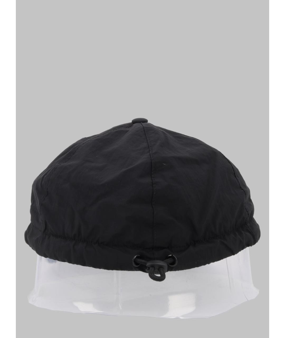 STONE ISLAND Черная синтетическая кепка/бейсболка, фото 2
