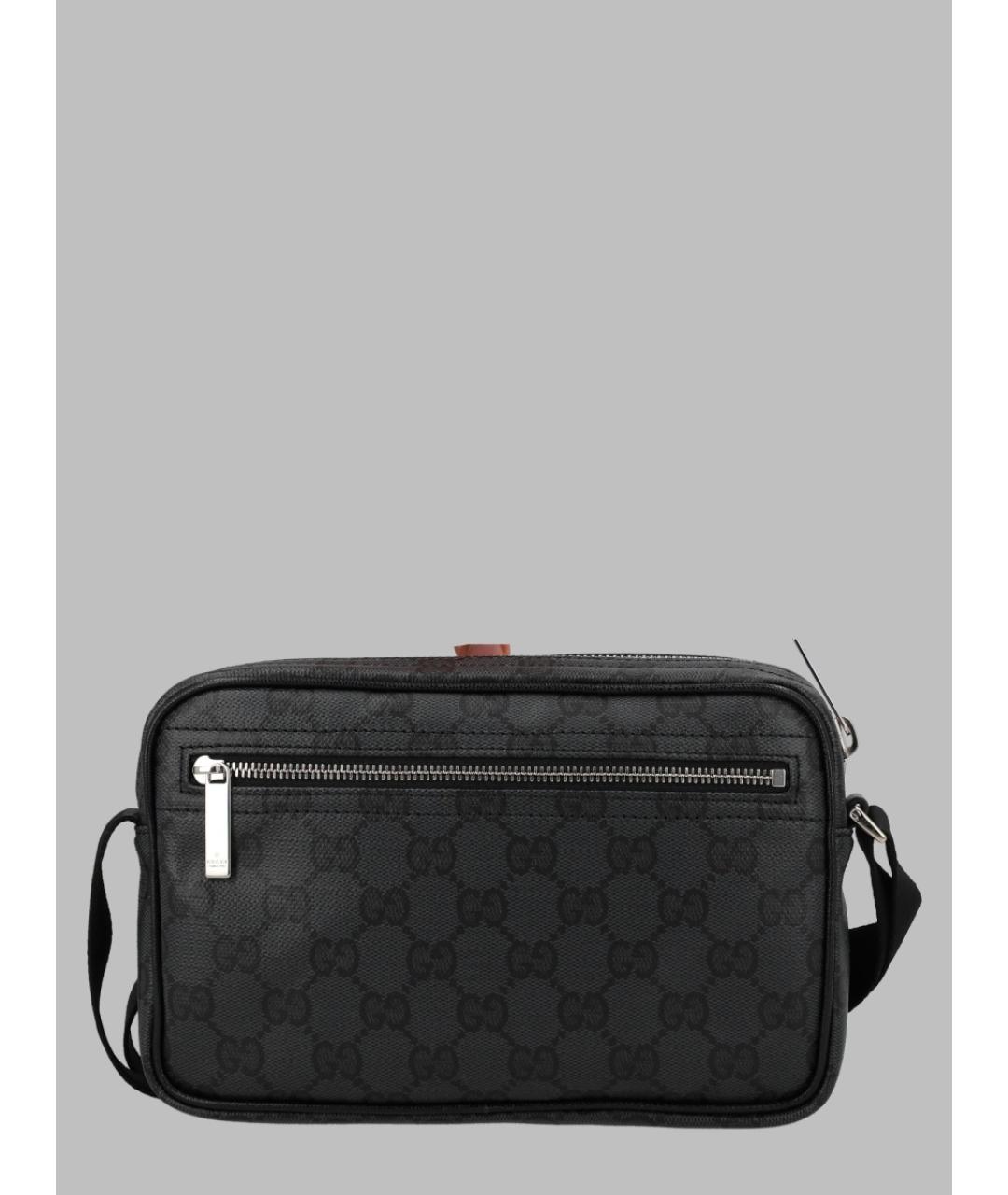 GUCCI Черная хлопковая сумка на плечо, фото 2