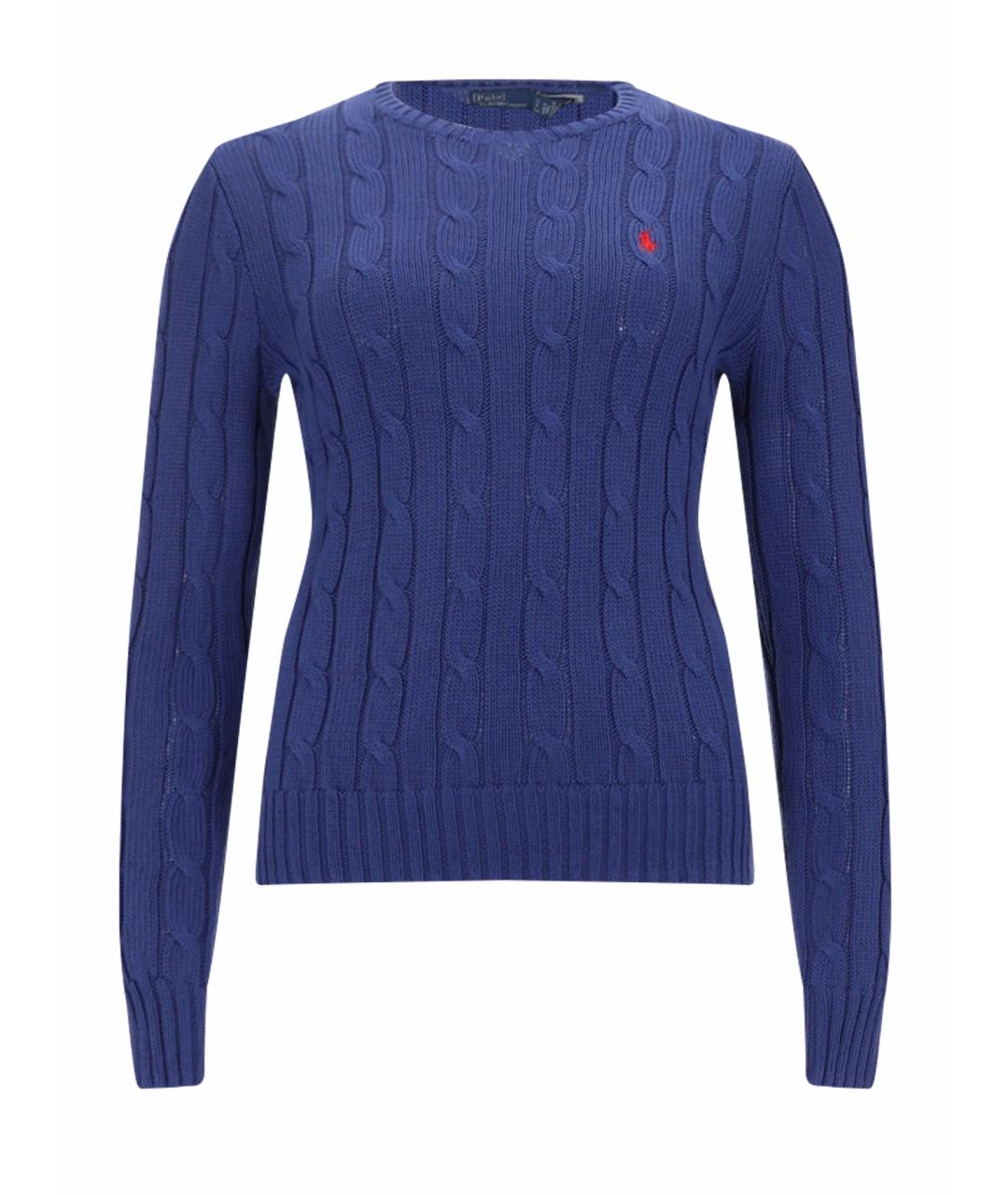 POLO RALPH LAUREN Синий хлопковый джемпер / свитер, фото 1