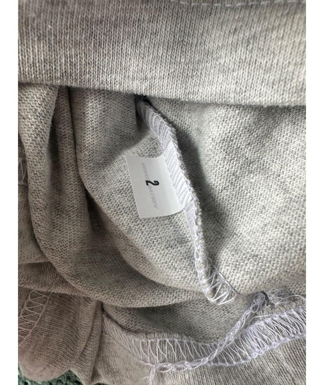 YEEZY Серая хлопковая футболка, фото 4