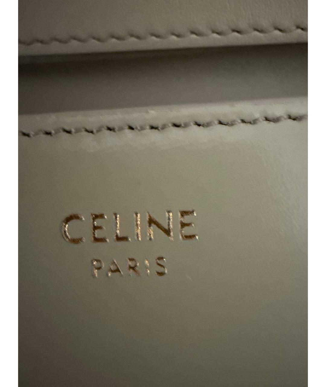CELINE Кожаная сумка через плечо, фото 7