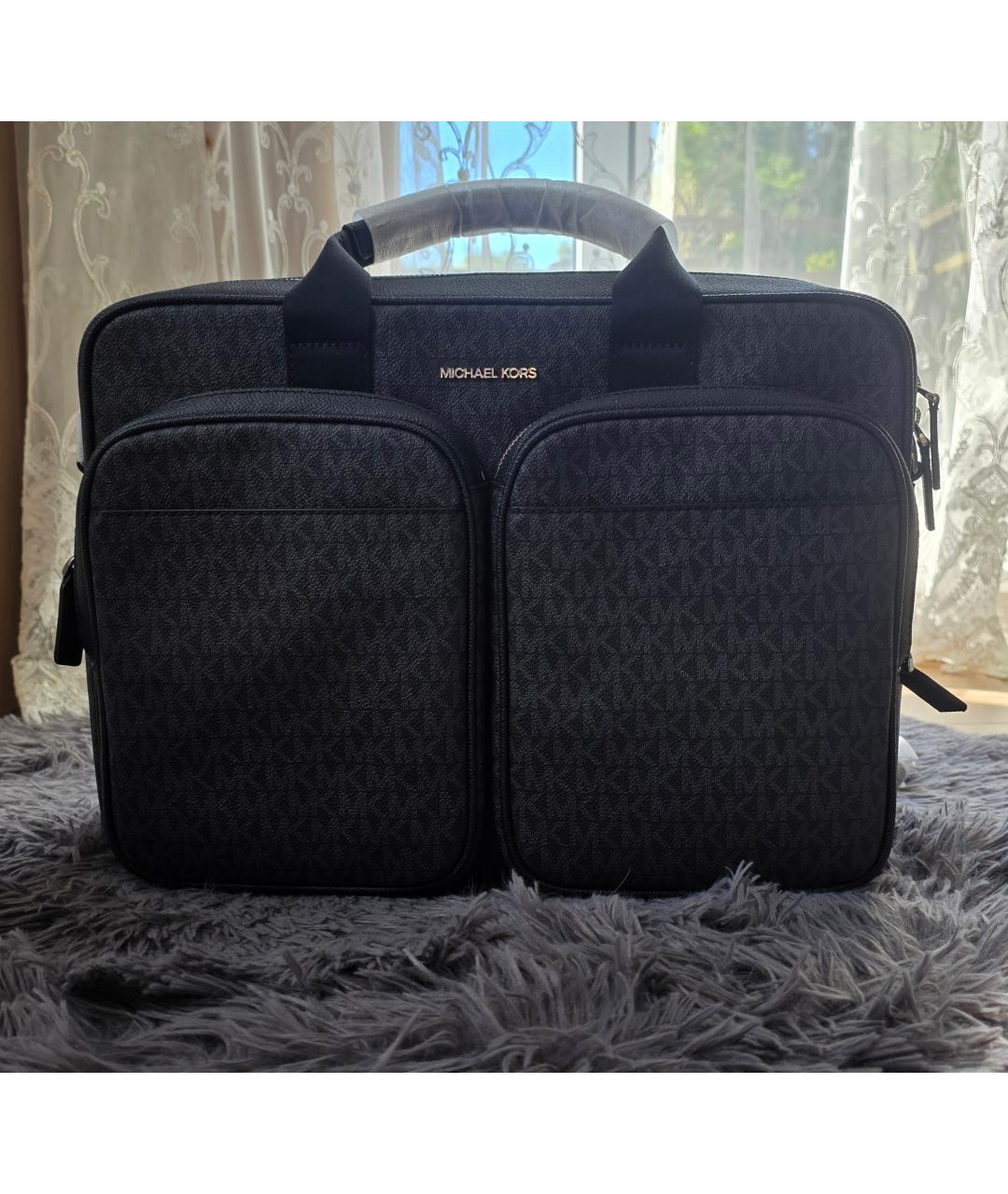 MICHAEL KORS Черный портфель, фото 6