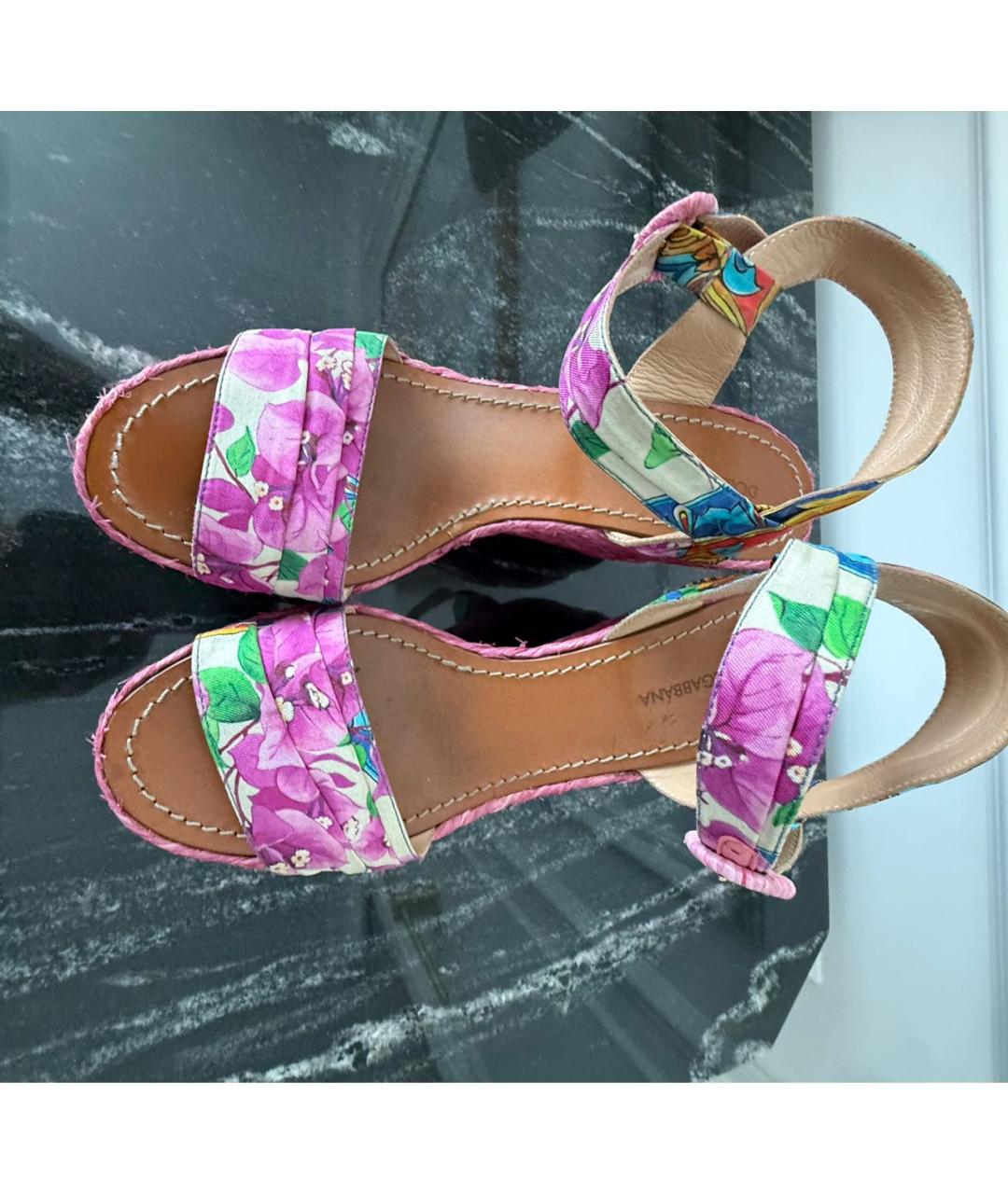 DOLCE&GABBANA Мульти босоножки, фото 2