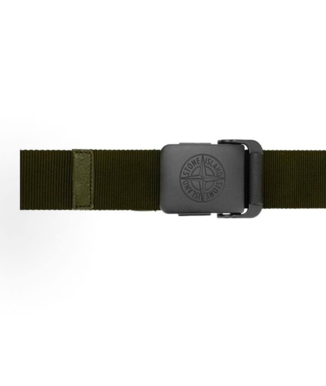 STONE ISLAND Хаки ремень, фото 7