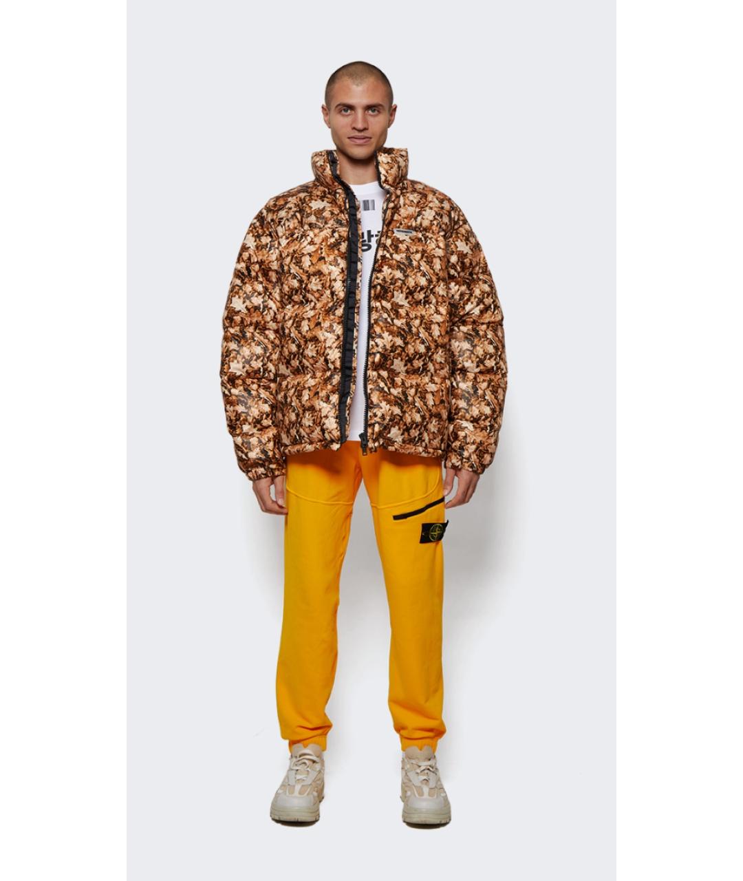 VETEMENTS Оранжевый полиэстеровый пуховик, фото 3