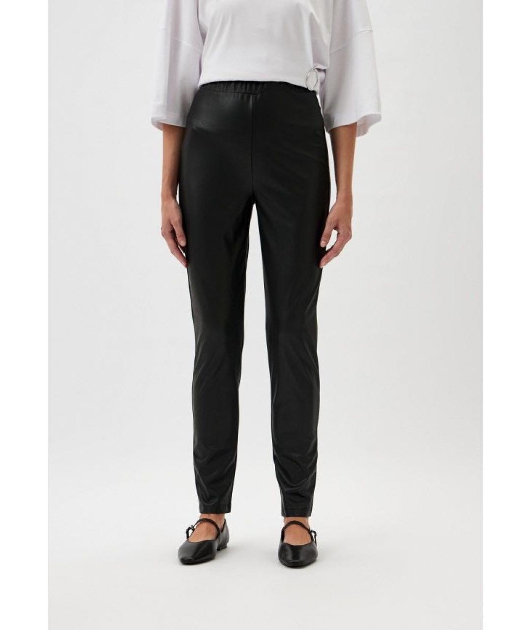 MAX MARA Черные леггинсы и велосипедки, фото 7