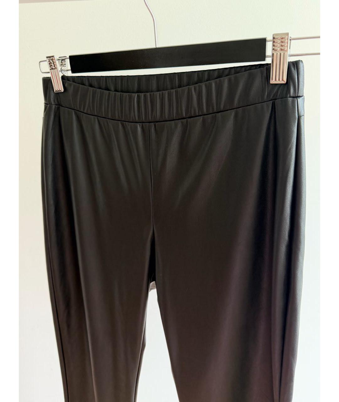 MAX MARA Черные леггинсы и велосипедки, фото 3