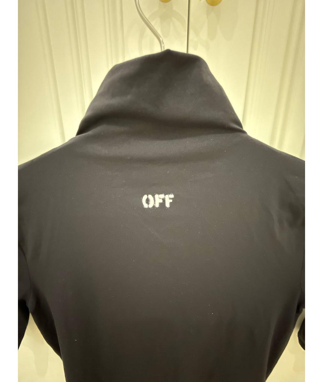 OFF-WHITE Черная полиамидовая футболка, фото 3
