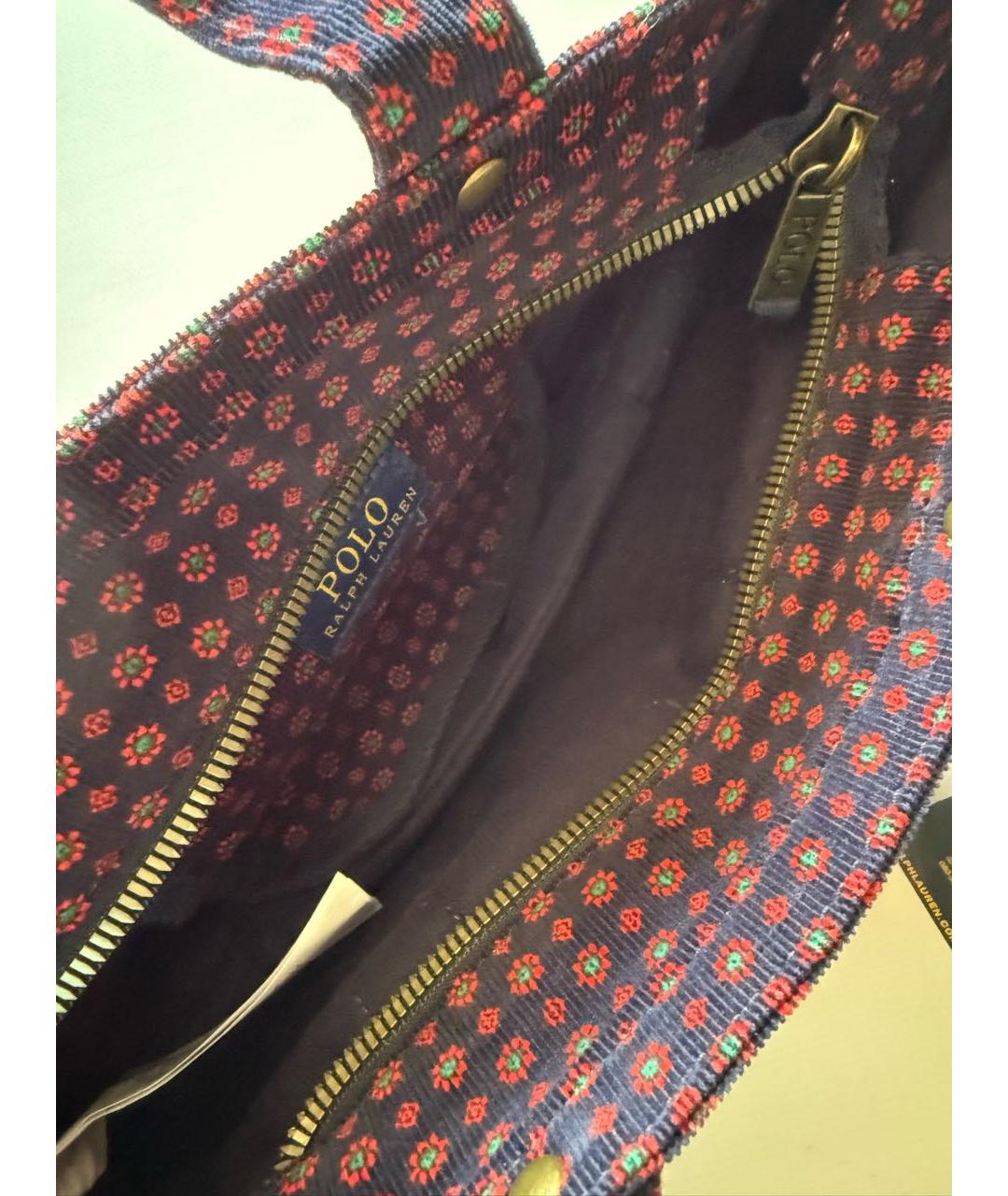 POLO RALPH LAUREN Коричневая сумка с короткими ручками, фото 4