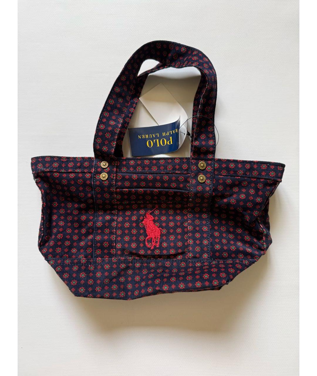 POLO RALPH LAUREN Коричневая сумка с короткими ручками, фото 5