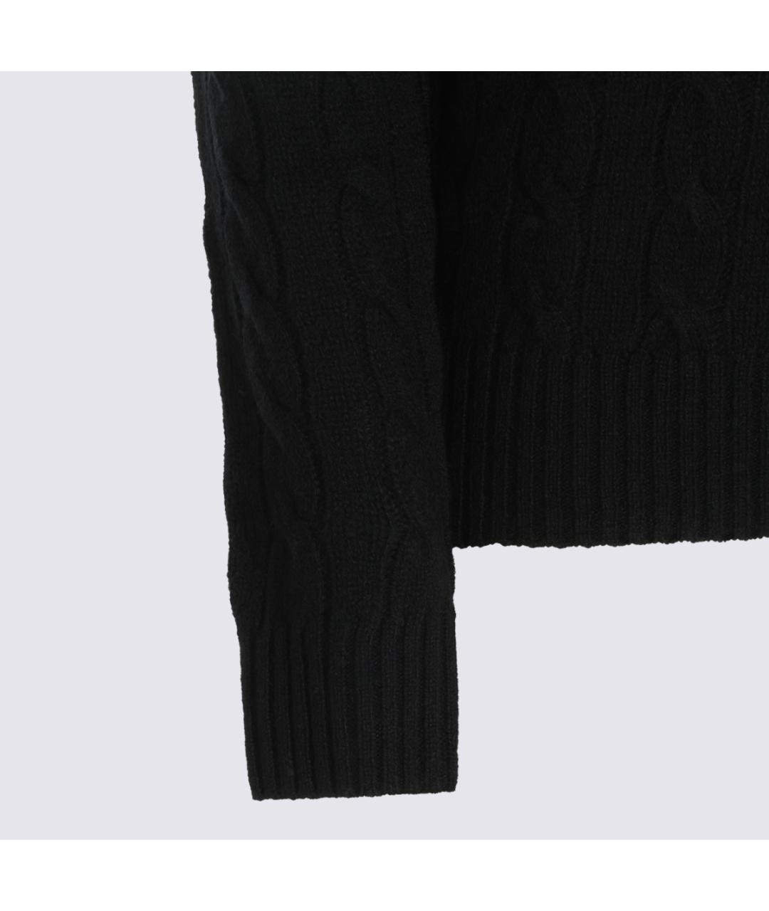 POLO RALPH LAUREN Черный шерстяной джемпер / свитер, фото 4