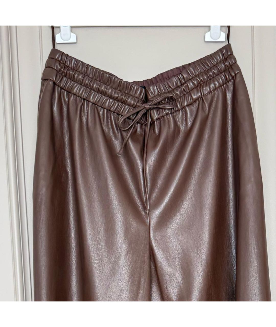 'S MAX MARA Коричневые брюки широкие, фото 3