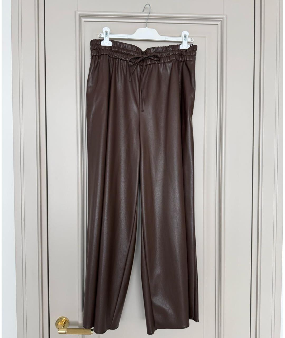 'S MAX MARA Коричневые брюки широкие, фото 6