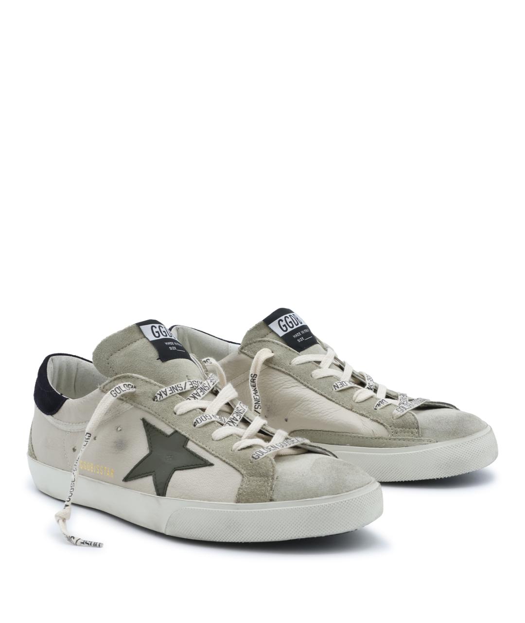 GOLDEN GOOSE Мульти кожаные низкие кроссовки / кеды, фото 2