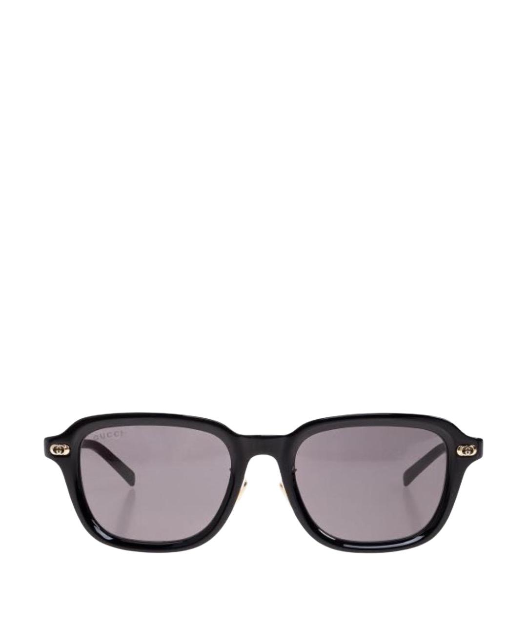 GUCCI Черные пластиковые солнцезащитные очки, фото 1