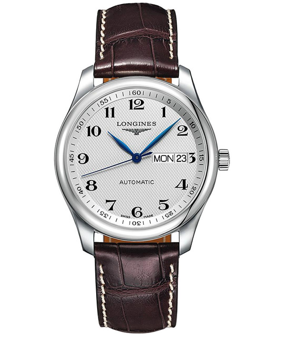 LONGINES Белые стальные часы, фото 1