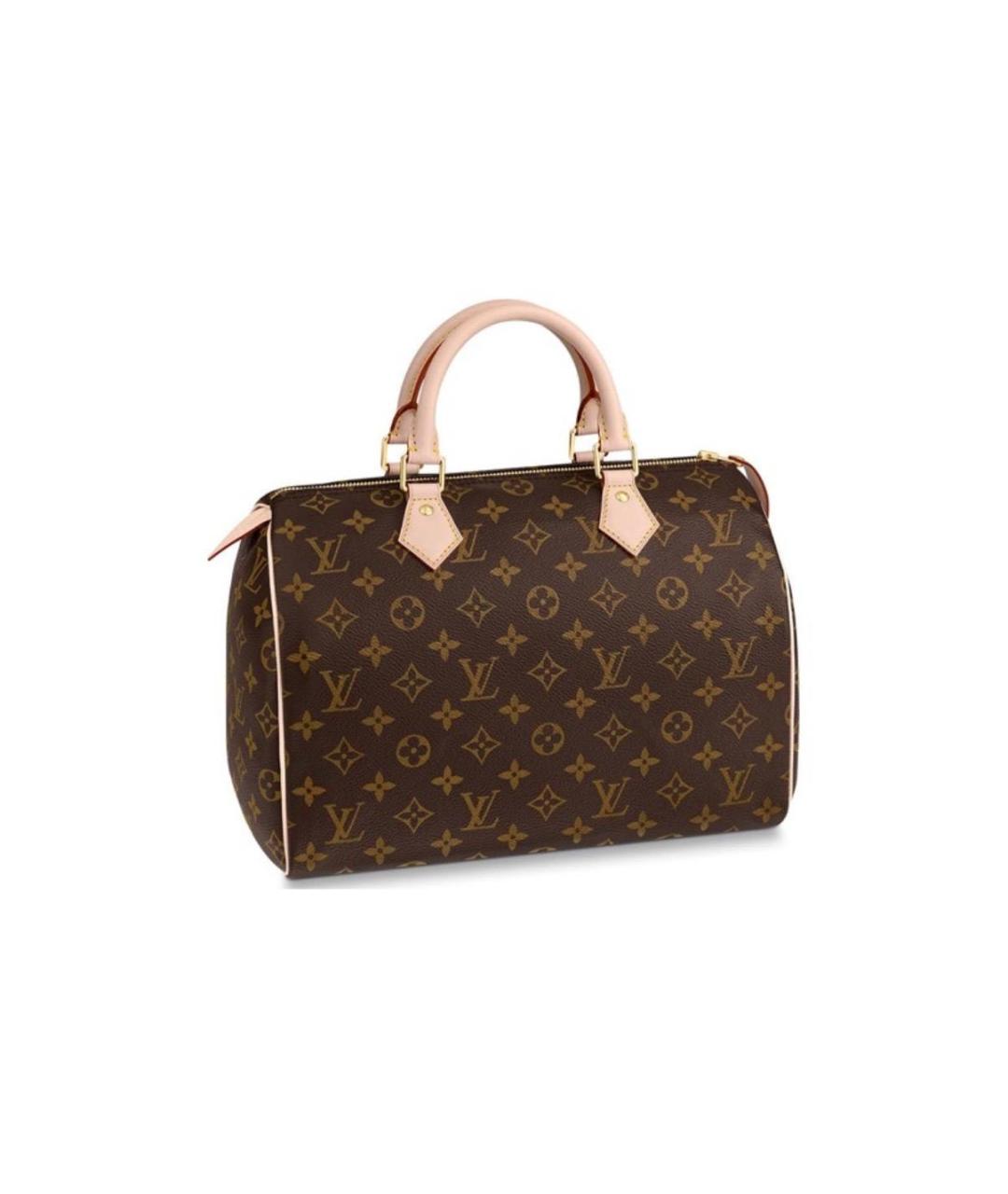 LOUIS VUITTON Коричневая сумка с короткими ручками, фото 8