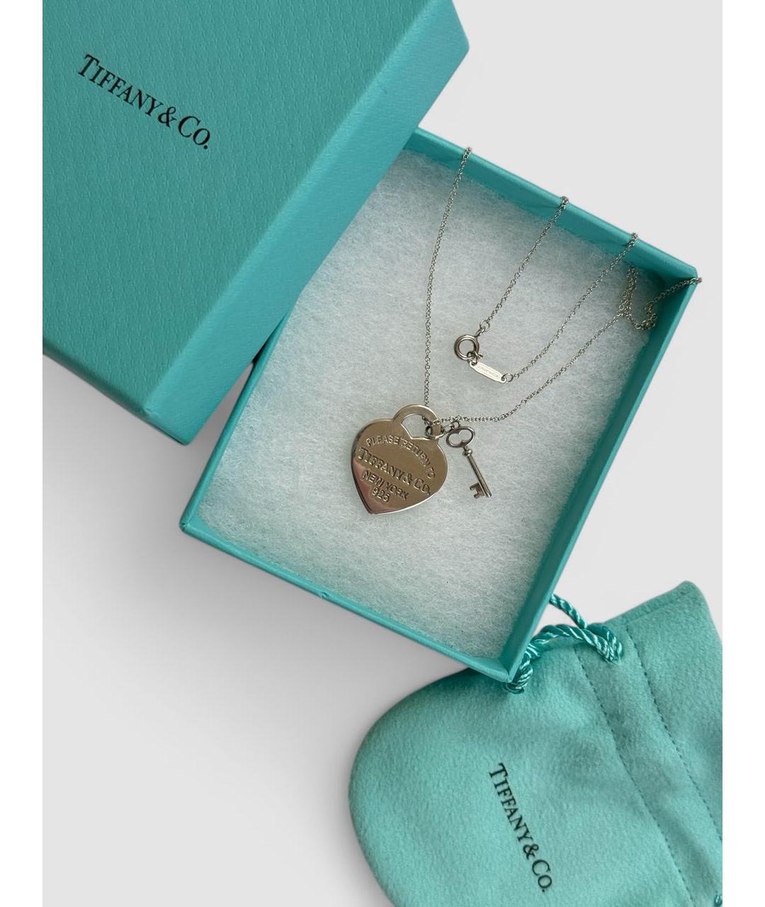 TIFFANY&CO Серебряное серебряное колье, фото 2