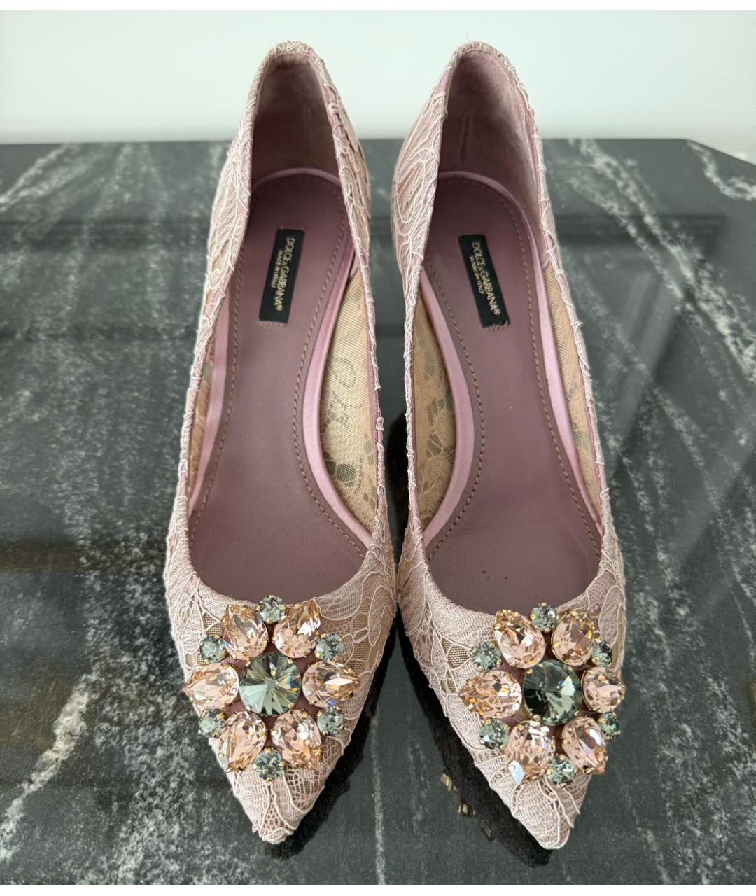 DOLCE&GABBANA Розовые туфли, фото 2