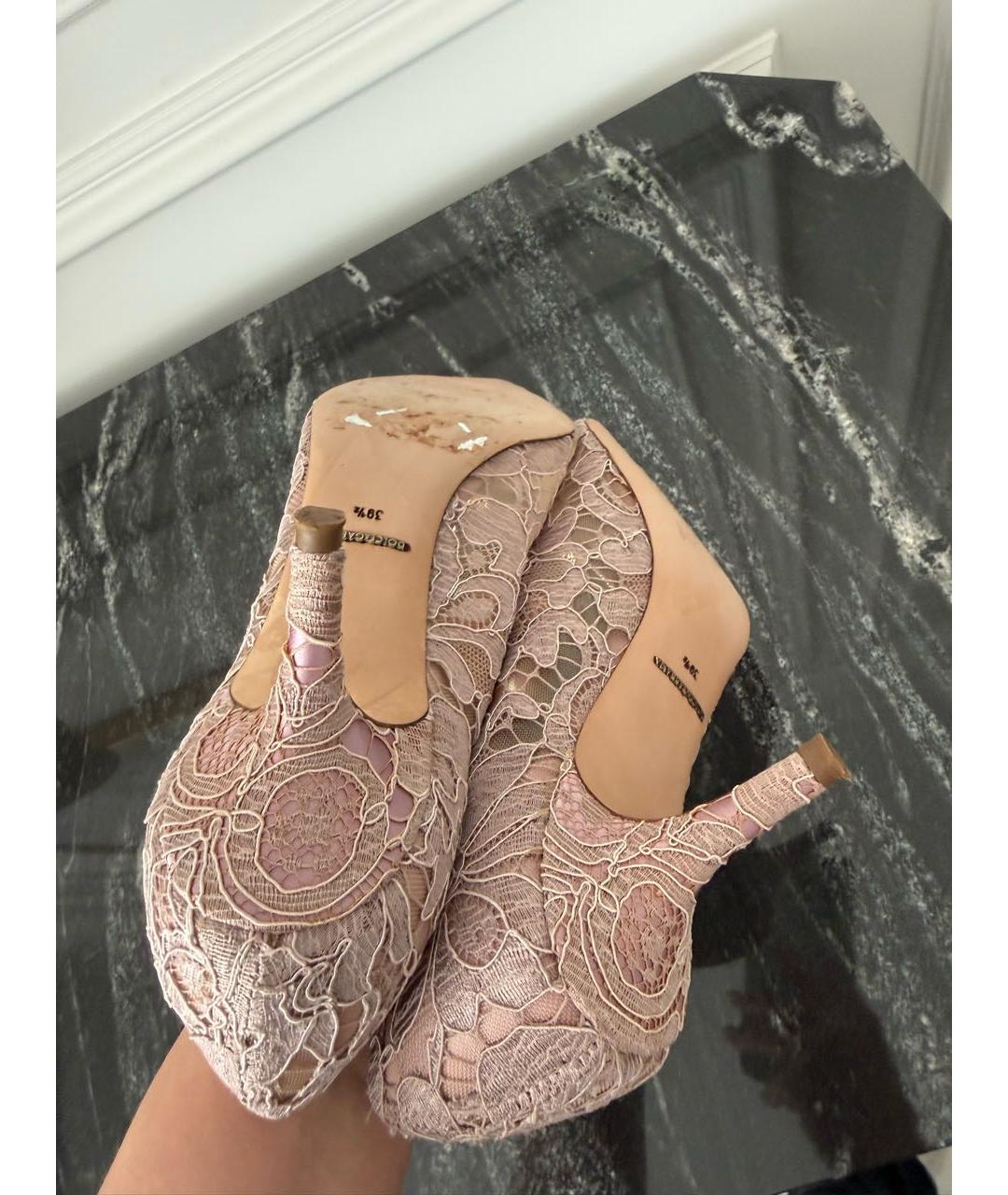 DOLCE&GABBANA Розовые туфли, фото 6