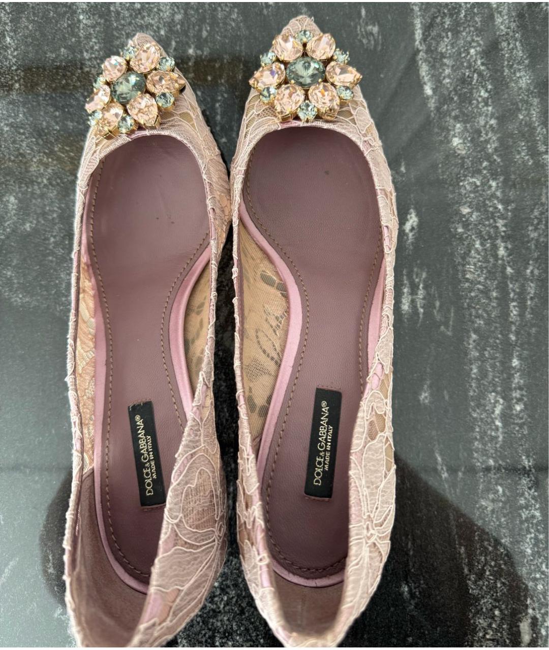DOLCE&GABBANA Розовые туфли, фото 3